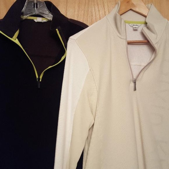 Calvin Klein 1/4 Zip Sweaters, Size M - Picture 1 of 2